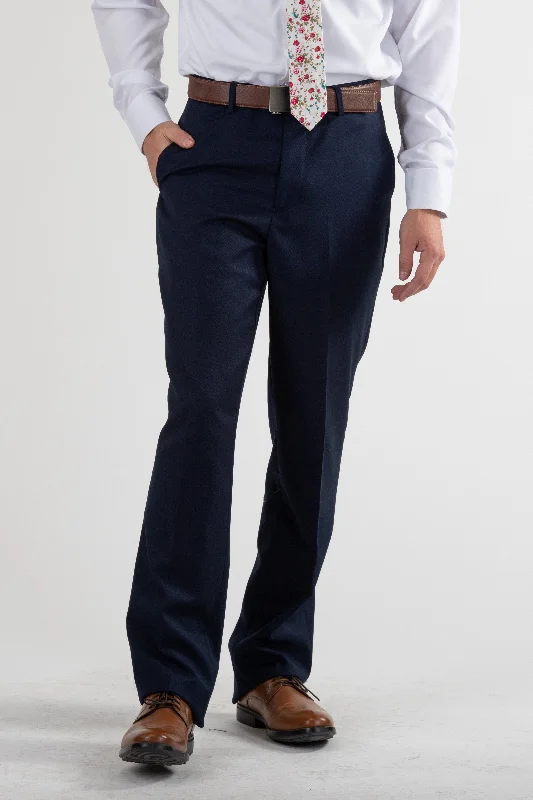 Signature Suit Pant Classic Fit / Navy Formal Slim Pants
