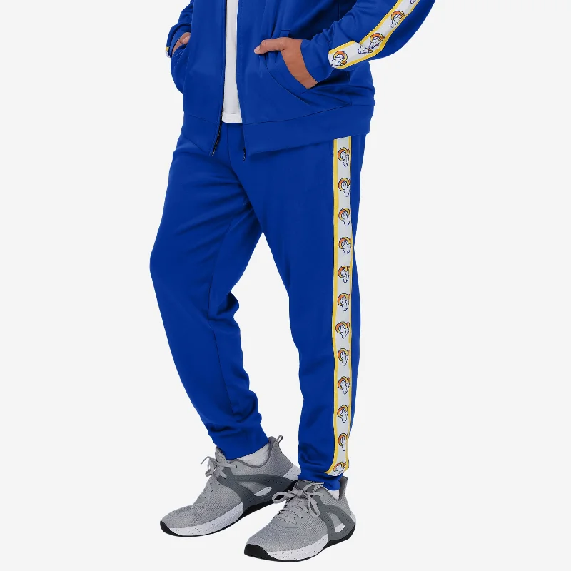 Los Angeles Rams Stripe Logo Track Pants Fashionable Jogger Pants