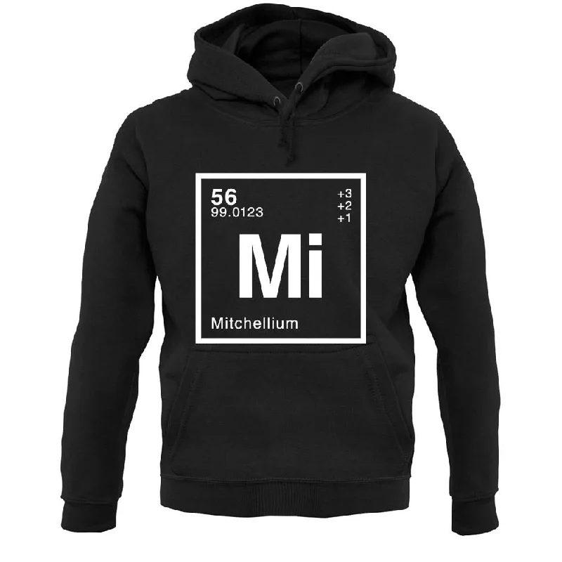 Mitchell - Periodic Element Unisex Hoodie Hoodie with Sequins Glamorous Eye-catching Mitchell - Periodic Element Unisex Hoodie Hoodie with Sequins Glamorous Eye-catching