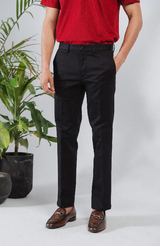 Wrinkle Free Pant - Black Modern Skinny Pants