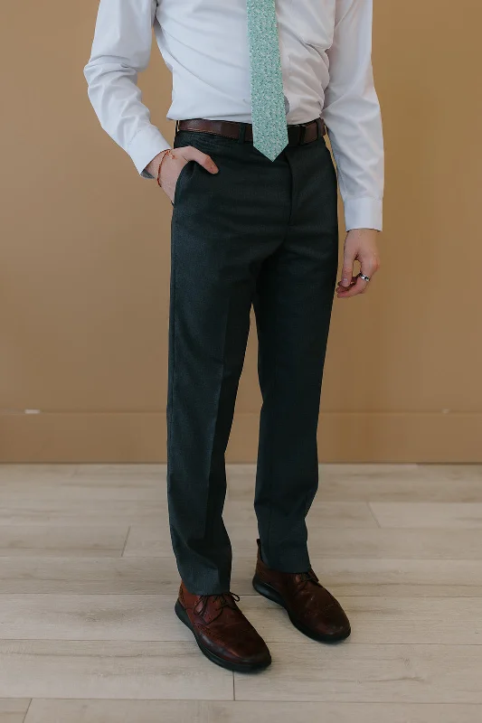 Legacy Suit Pant Charcoal High-Waist Jeans