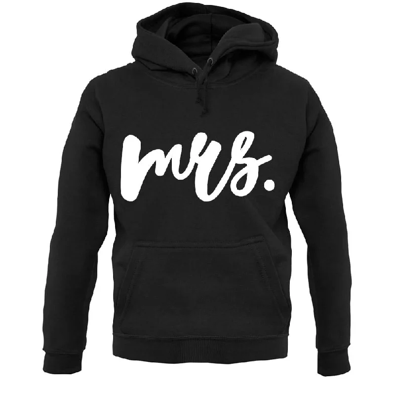 Mrs T-Shirt Unisex Hoodie Hoodie with Belted Waist Structured Tailored