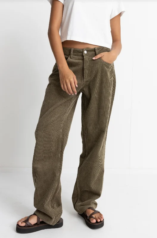 Chloe Low Rise Pant - Sage Fashionable Work Pants