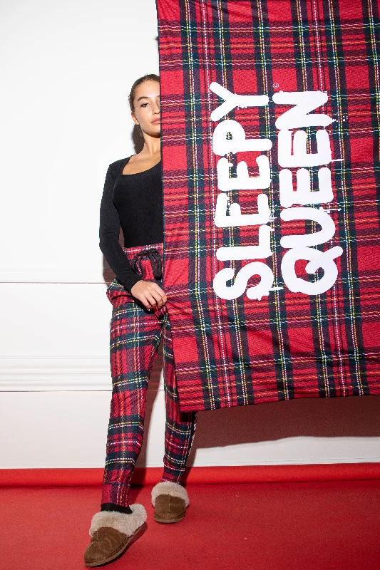 Lony Queen Red pants Fashionable Button-Up Pants