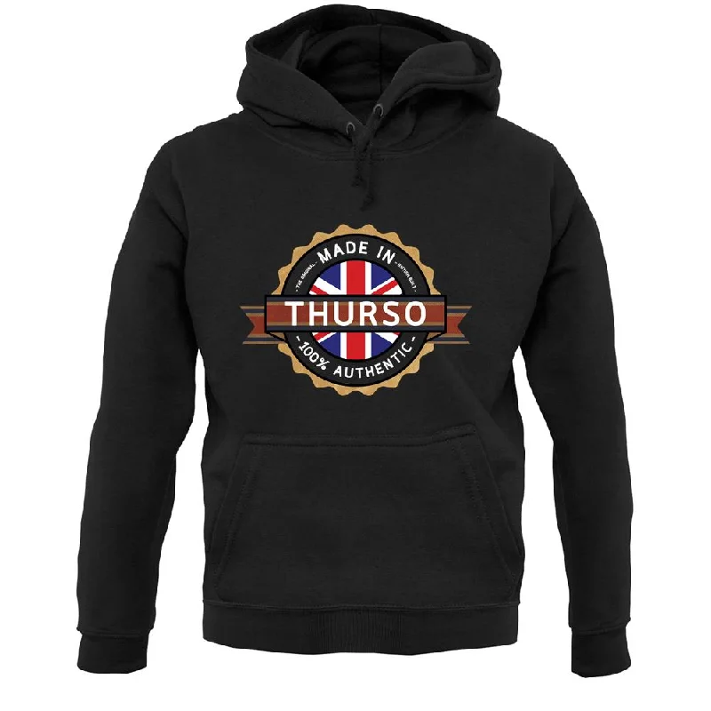 Made In Thurso 100% Authentic Unisex Hoodie Hoodie with Drop Shoulder Relaxed Streetwear Made In Thurso 100% Authentic Unisex Hoodie Hoodie with Drop Shoulder Relaxed Streetwear