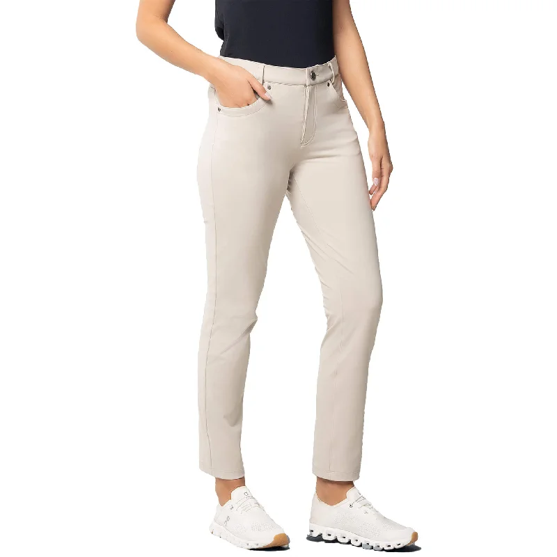 IBKUL Women's 28-Inch 5 Pocket Performance Pant - Stone Sleek Black Pants