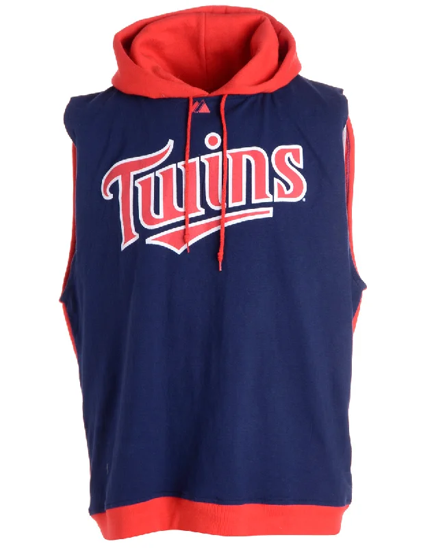 Label Sleeveless Tyler Hooded Sweatshirt Hoodie with Ribbed Hem Stretchable Secure