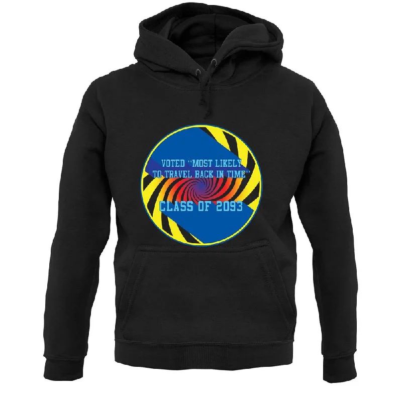 Most Likely To Time Travel Unisex Hoodie Hoodie with Pastel Soft Subtle