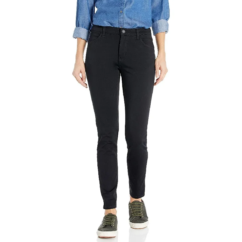 Dickies Women's Perfect Shape Skinny Twill 4 Pocket Pant Chic Slim Fit Pants