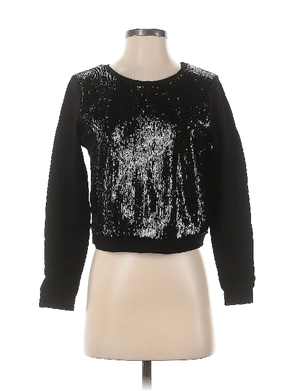 Sweatshirt Hoodie with Set-In Sleeves Structured Classic