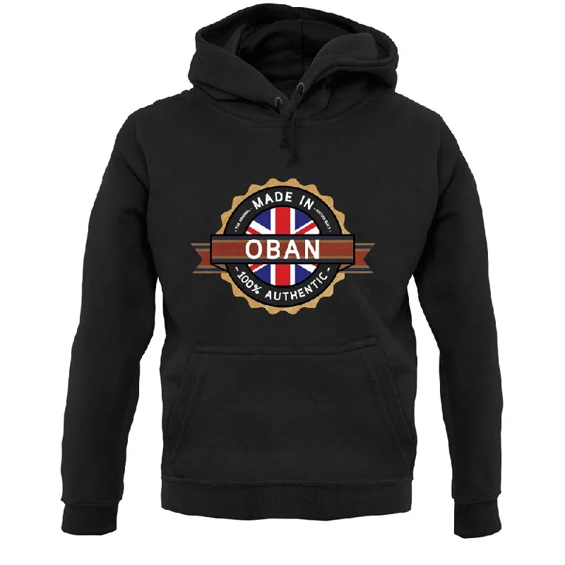 Made In Oban 100% Authentic Unisex Hoodie Hoodie with Hood Adjustable Protection