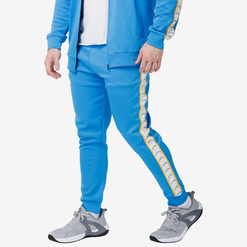 Los Angeles Chargers Stripe Logo Track Pants Fashionable Tapered Leg Pants