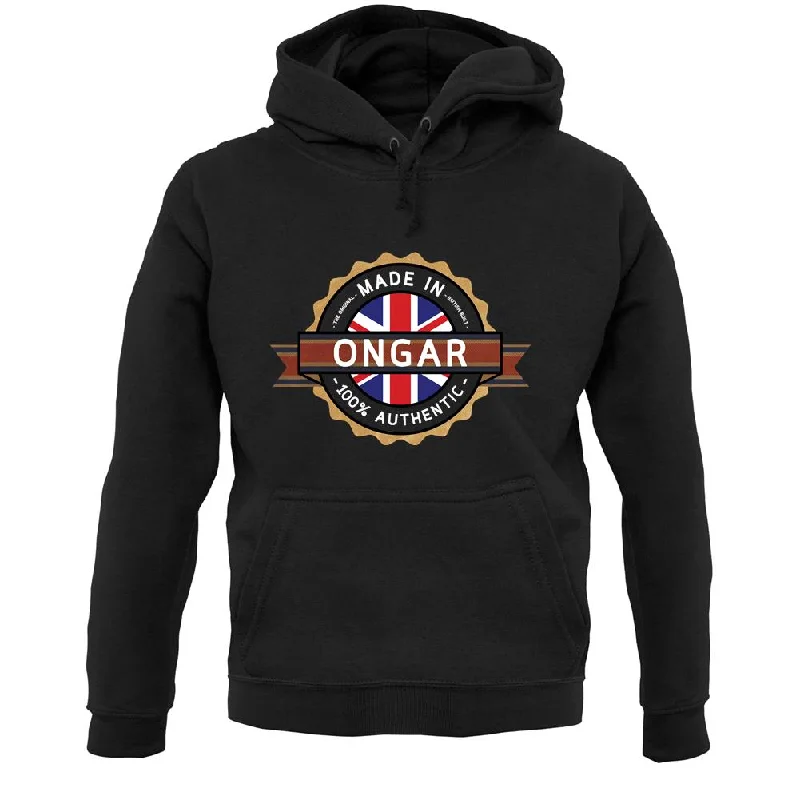 Made In Ongar 100% Authentic Unisex Hoodie Hoodie with Hem Lace Feminine Delicate