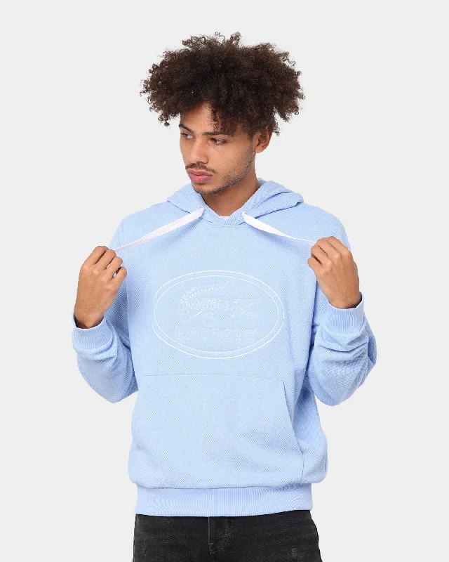 Lacoste Archive Logo Piqué Hoodie Nattie Blue Hoodie with Front Slit Layering Stylish Lacoste Archive Logo Piqué Hoodie Nattie Blue Hoodie with Front Slit Layering Stylish