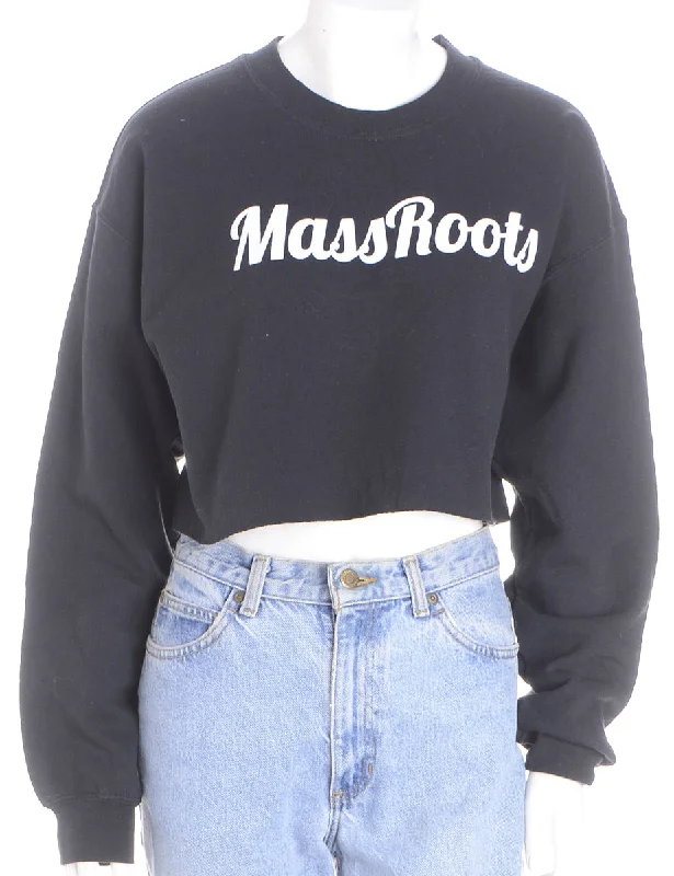 Label Riely Raw Hem Sweatshirt Hoodie with Magnetic Closure Innovative Modern