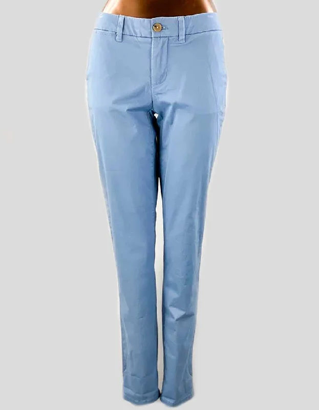 TOMMY HILFIGER Blue Chino Pants w/ Tags - 2 US Classic Cropped Pants