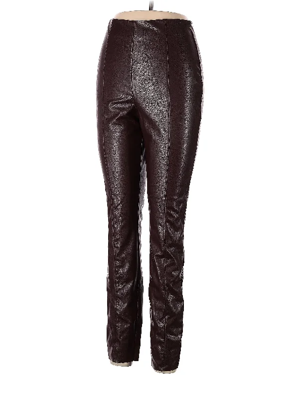 Faux Leather Pants Modern Skinny Pants