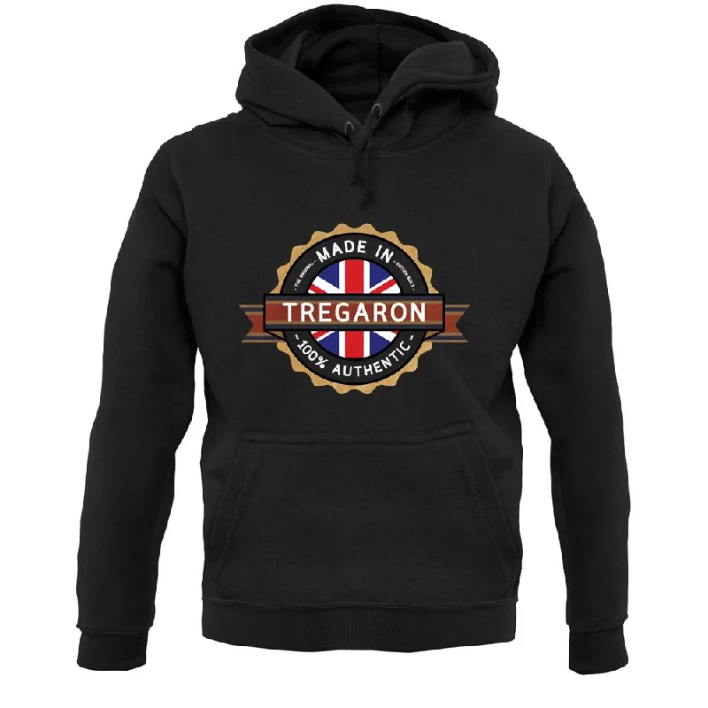Made In Tregaron 100% Authentic Unisex Hoodie Hoodie with Zipper Versatile Modern