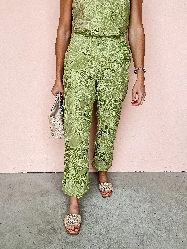 Pursuit Of Paradise Crochet Pants Trendy Palazzo Pants