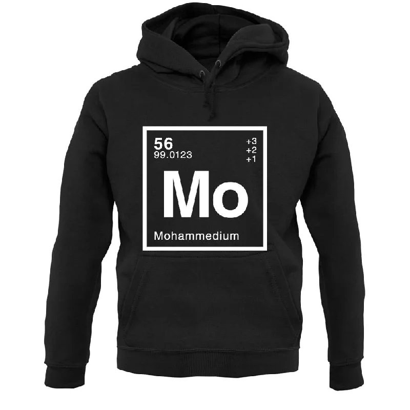 Mohammed - Periodic Element Unisex Hoodie Hoodie with Hem Patch Decorative Personalized Mohammed - Periodic Element Unisex Hoodie Hoodie with Hem Patch Decorative Personalized