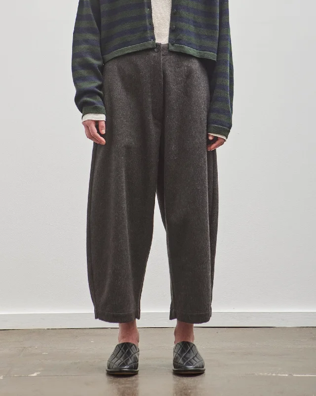 Cordera Wool Curved Leg Pants, Java Soft Sweatpants Style