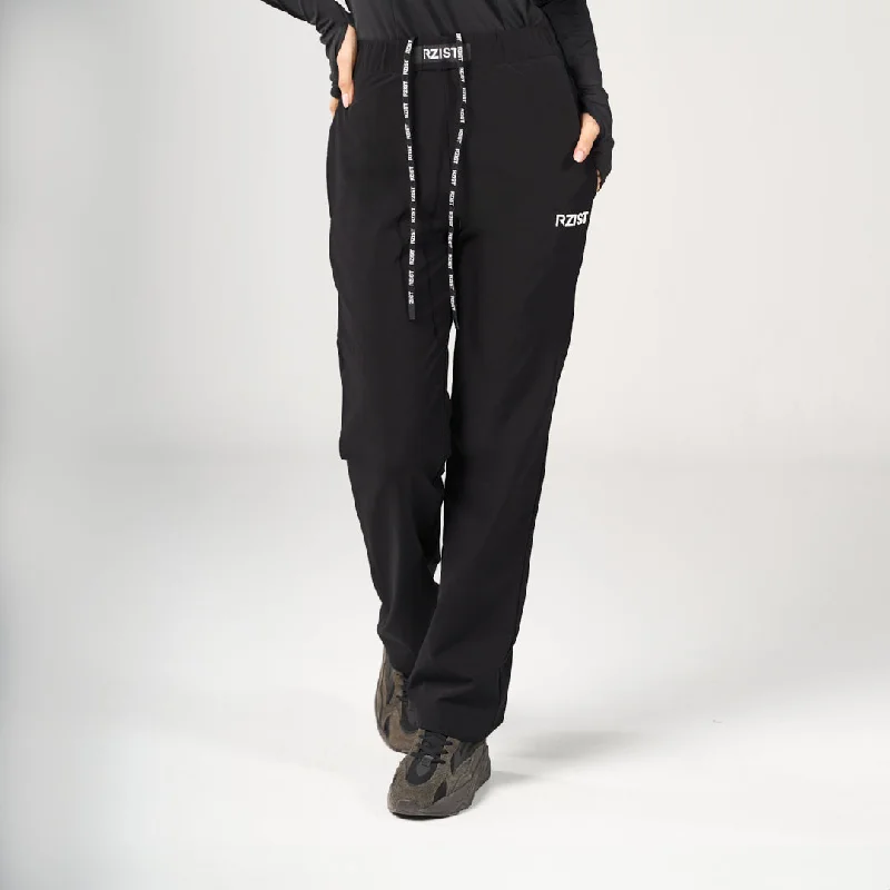 ⁠⁠Lifestyle Oversized Pant - Black Classic Bootcut Trousers