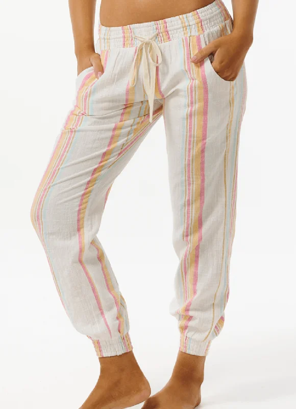 Classic Surf Str Pant - Bone Relaxed Lounge Trousers