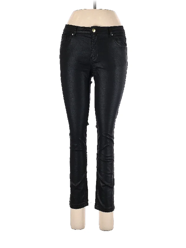 Faux Leather Pants Cozy Lounge Pants