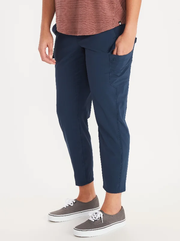 Marmot Women's Elda Crop Pant Trendy High-Waist Trousers
