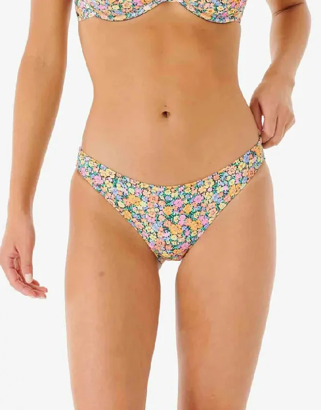 Afterglow Floral Full Coverage Bikini Pant - Multi Classic Pleated Pants