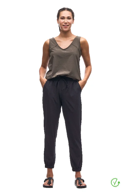 Indyeva Lastik Jogger Pant Chic Checkered Pants