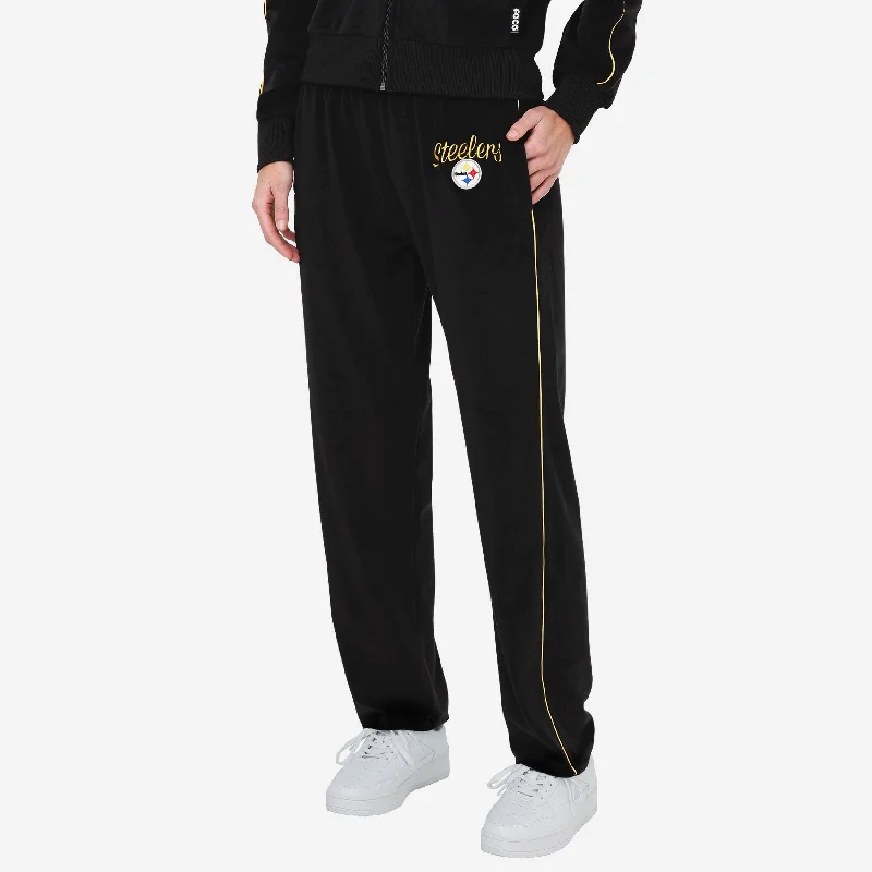 Pittsburgh Steelers Womens Velour Pants Comfortable Jogger Trousers
