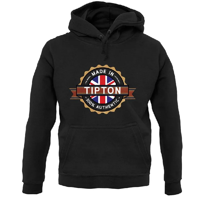 Made In Tipton 100% Authentic Unisex Hoodie Hoodie with Frayed Bohemian Relaxed