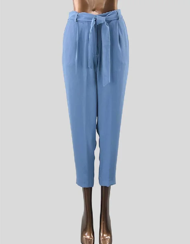 Ever New Self-belt Pants - 2 Petite US Chic Checkered Pants