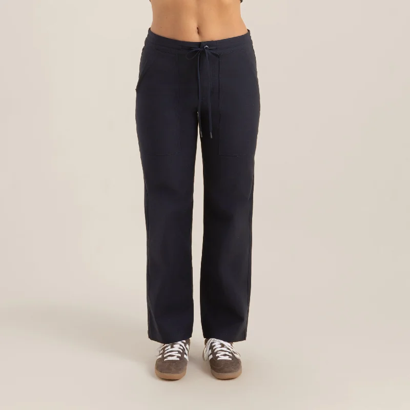 Layover Pants - Dark Navy Casual Drawstring Pants