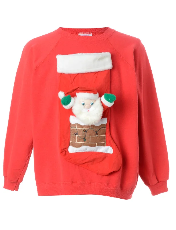 Label Novelty Christmas Sweatshirt Hoodie with Pattern Geometric Abstract