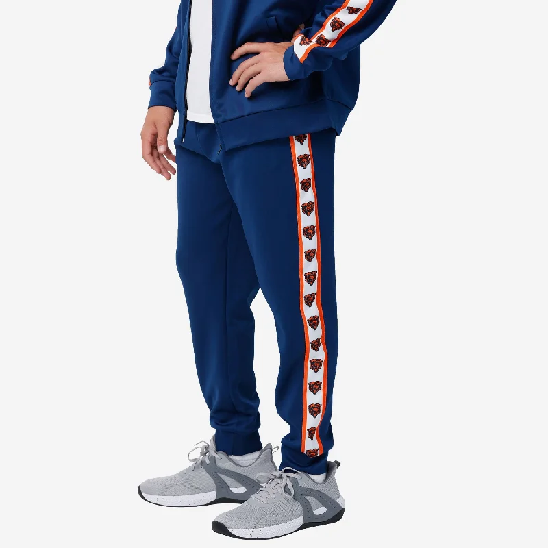 Chicago Bears Stripe Logo Track Pants Soft Sweatpants Style