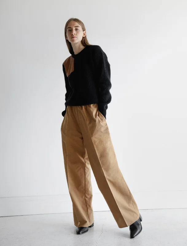 Large Pyjama Pants Camel Classic Stretch Pants