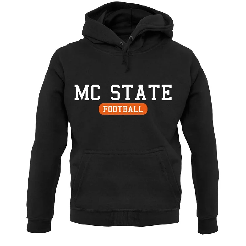 Mc State Football Unisex Hoodie Hoodie with Print Artistic Unique