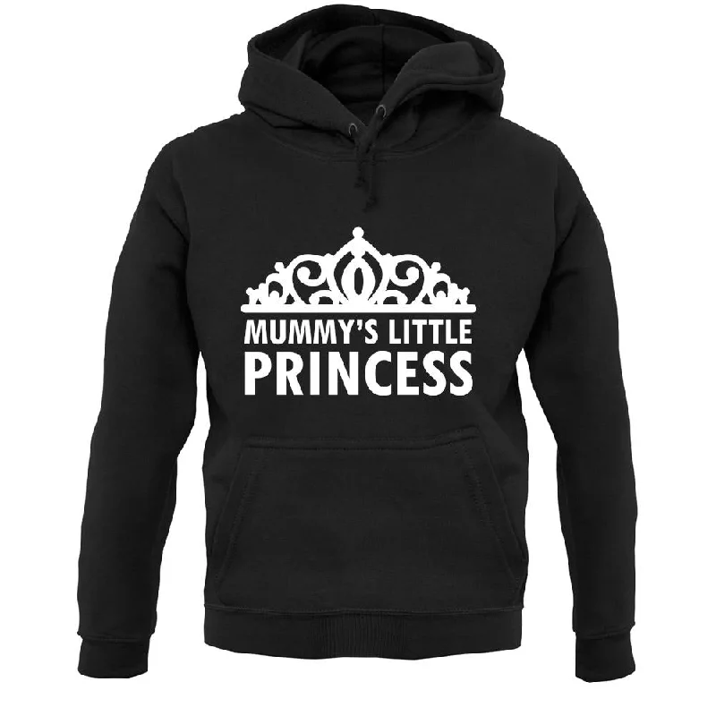 Mummys Little Princess Unisex Hoodie Hoodie with Zipper Placket Modern Functional