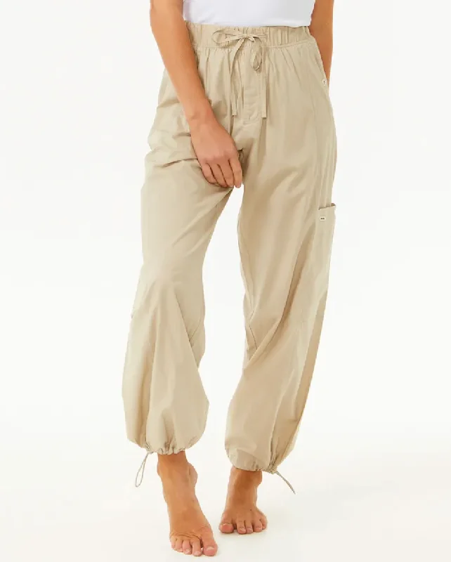 South Bay Cargo Pant- Natural Casual Wide Pants