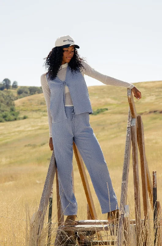 Natalya Textured Pants Comfortable Jogger Trousers
