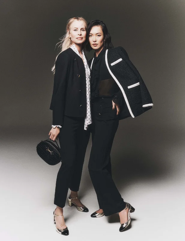 Pull On Hollywood Waist Slim Ankle Pant Formal Linen Trousers