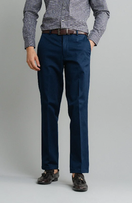 Wrinkle Free Pant - Navy Casual Lounge Pants