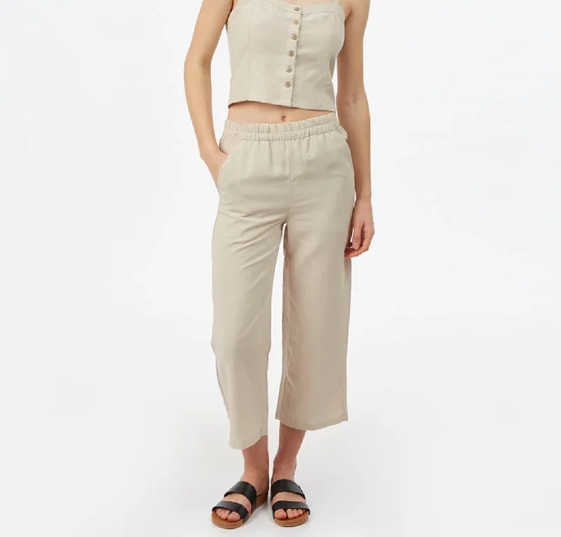 TenTree Women's Linen Billow Pant Cozy Full-Length Pants