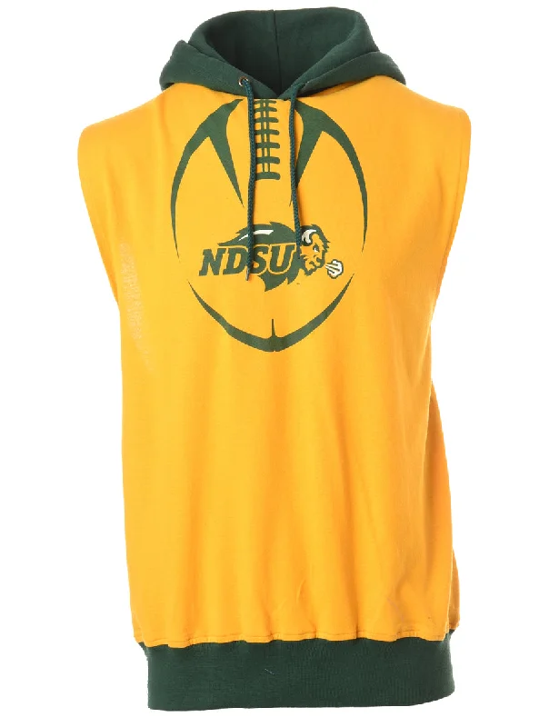 Label Sleeveless Tyler Hooded Sweatshirt Cotton Hoodie Fleece Lining Warmth
