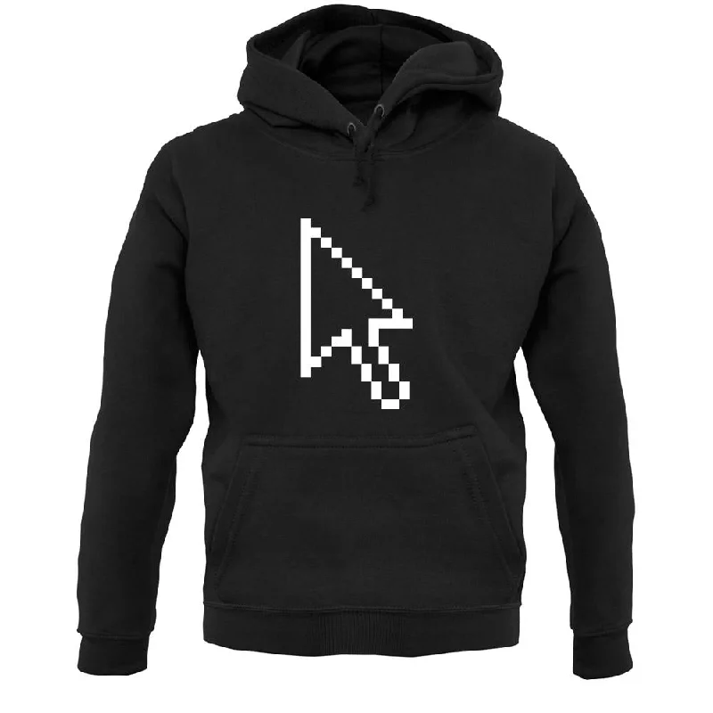 Mouse Pointer (Pixel) Unisex Hoodie Hoodie with Zipper Versatile Modern