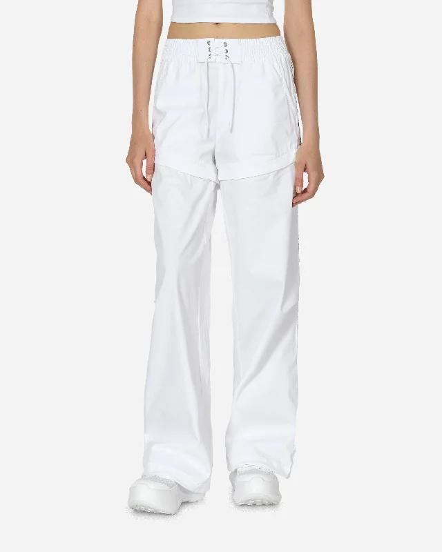 Feng Chen Wang Cargo Pants White Comfy Cargo Trousers