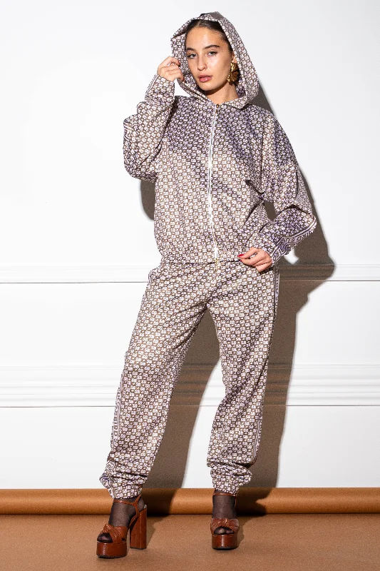 Alandera Teddy Bueno Monogram pants Elegant Wool Trousers