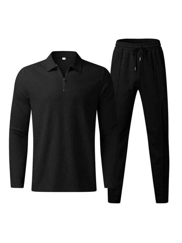 Loose Thin Pants Men Tracksuit Set Fashionable Sporty Pants